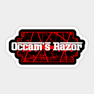 Occam's Razor 3 Sticker